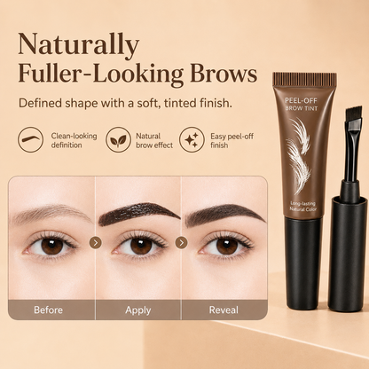 ✨ Peel-Off Brow Tint – Easy, Long-Lasting Natural Brow Definition