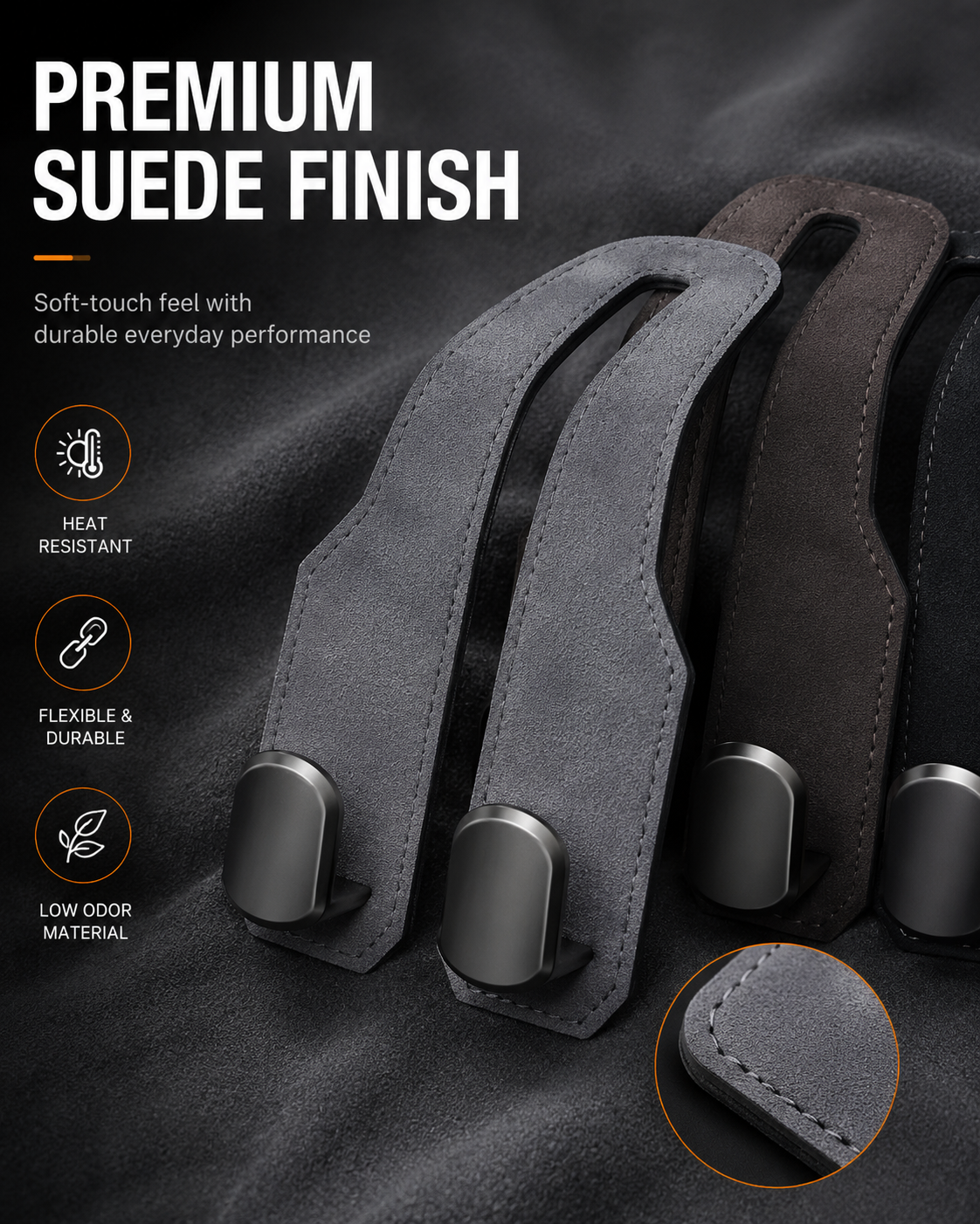 🚗 Car Seat Headrest Hook – Multi-Purpose Organizer Hanger