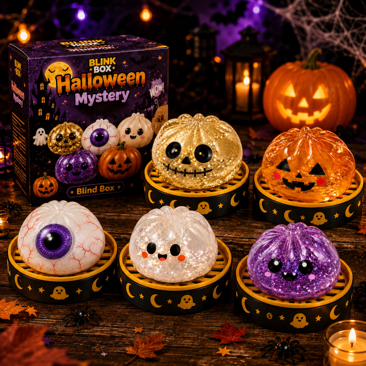 Halloween Mystery Squishy Toys | 5 Spooky Characters