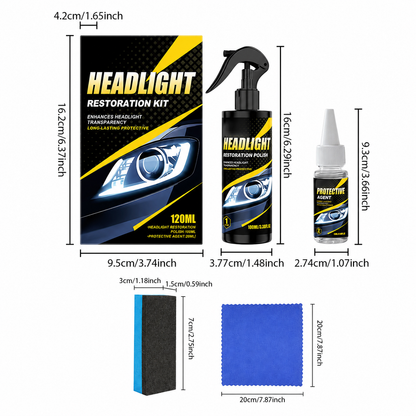 Professional Headlight Polish and Sealant Kit