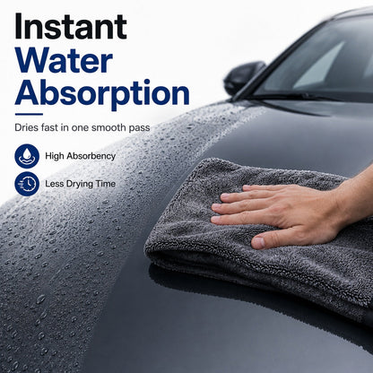 Microfiber Car Drying Towel | Ultra Absorbent & Reusable