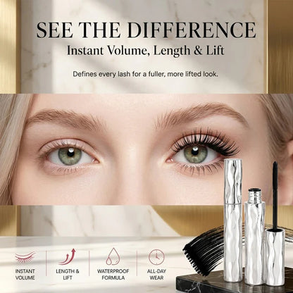 Waterproof Mascara for Thick, Long & Curled Lashes | Smudge-Proof & Long-Lasting