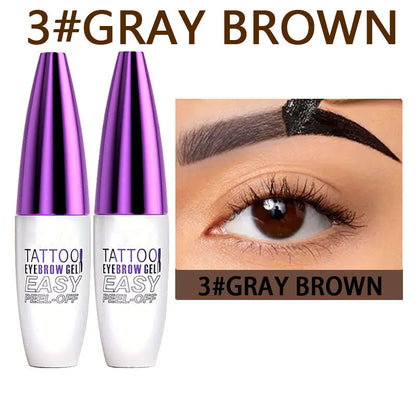 🔥Hot  | 30k+ Sold✅🎨Easy Peel-Off Eyebrow,Gel- &Sweatproof, Long-Lasting Black or Brown TattooTint- Enjoy easy eyebrow styling-8SA8
