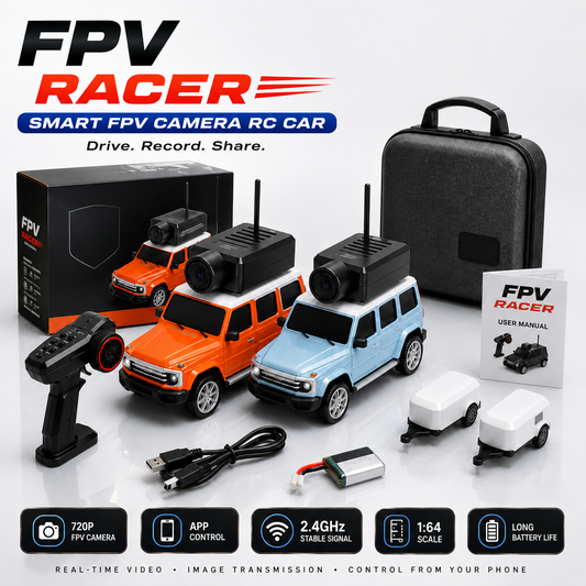 MiniCam Racer FPV Camera RC Car | 720P App Control Toy Car