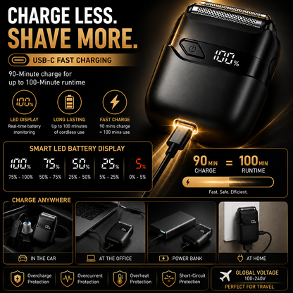 Hot sell Portable Electric Foil Shaver For Men