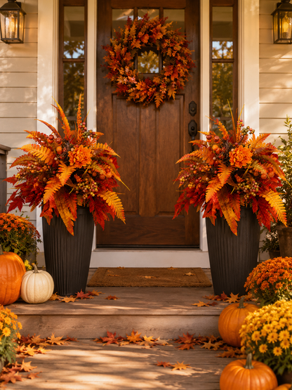 💥Hot Sale 49% off 🍂 Autumn Harvest Floral Garden Stake Arrangement
