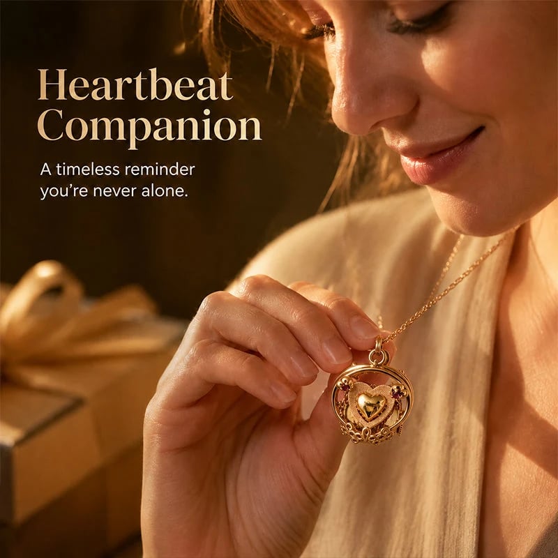 ❤️‍🔥Heartbeat Mechanical Heart Pendant | Meaningful Keepsake Gift