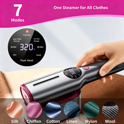 2026 Upgrade Garment Steamer for Clothes, Portable Travel Clothing Steamer Iron