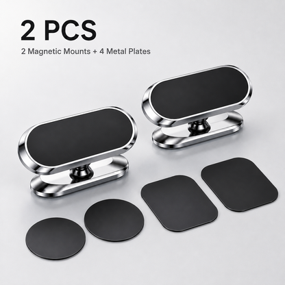 360° Magnetic Car Phone Mount | Foldable Dashboard Holder