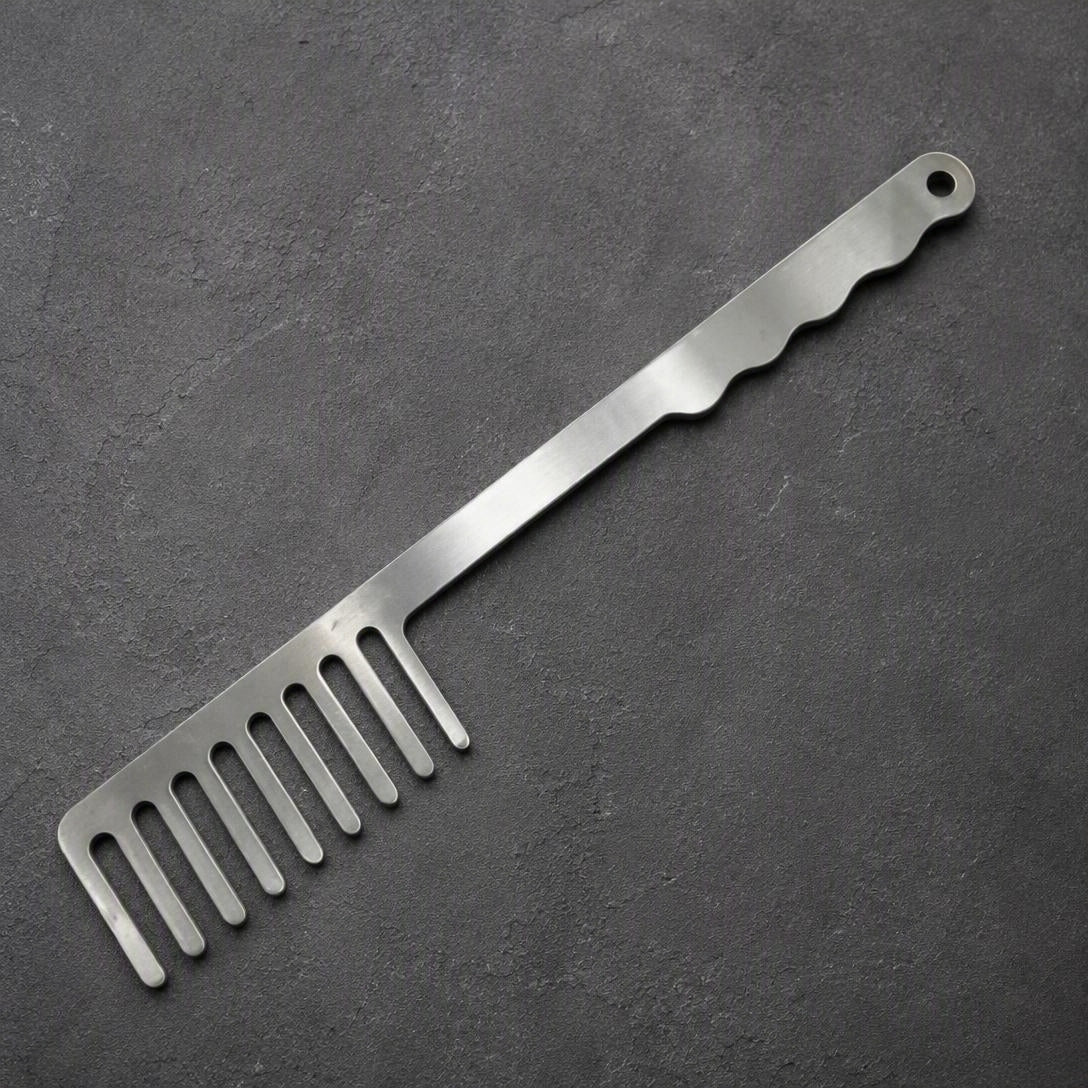 Stainless Steel Spaghetti Comb & Pasta Server | Easy Grip