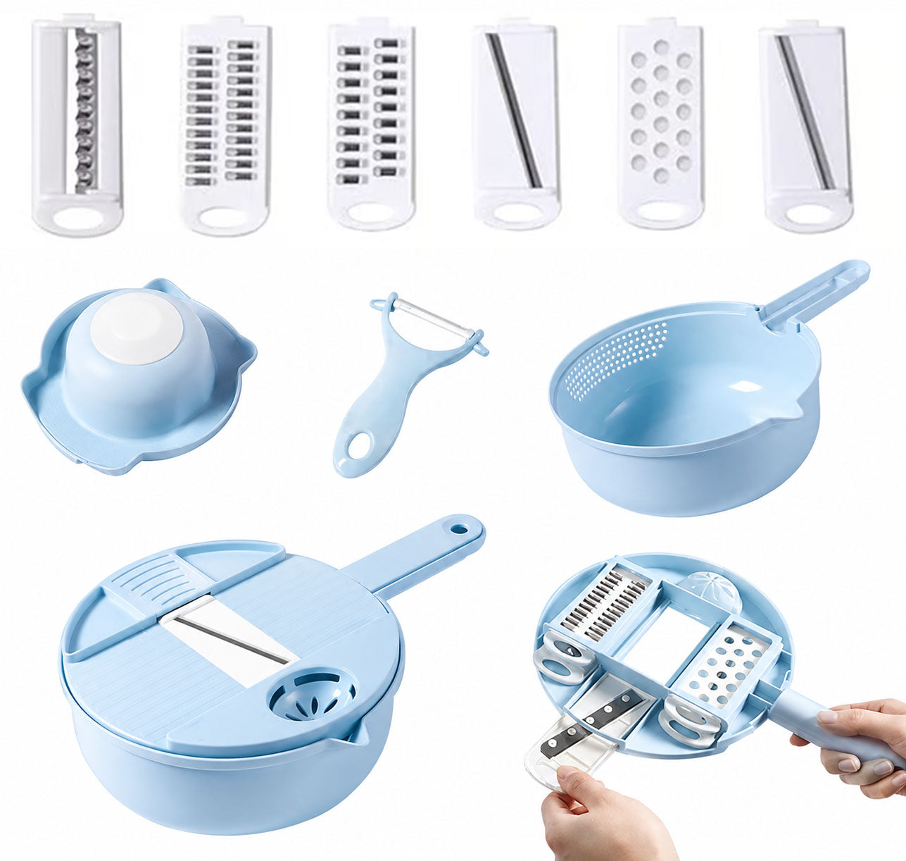 12-in-1 Premium Vegetable Chopper & Kitchen Prep System