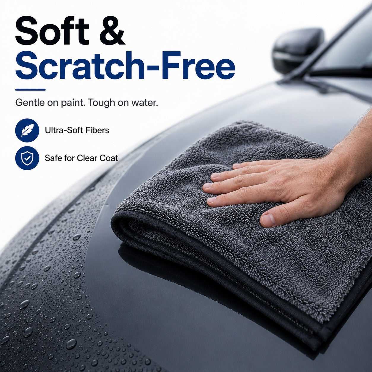 Microfiber Car Drying Towel | Ultra Absorbent & Reusable