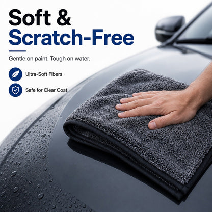 Microfiber Car Drying Towel | Ultra Absorbent & Reusable