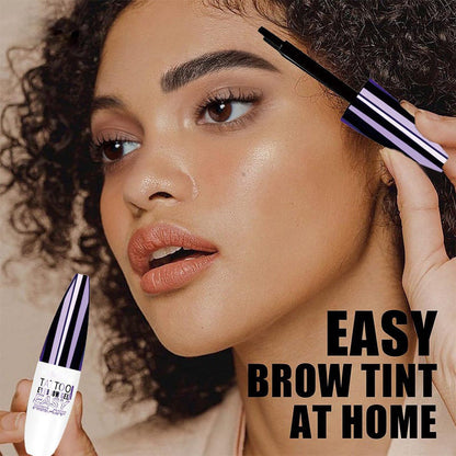 🔥Hot  | 30k+ Sold✅🎨Easy Peel-Off Eyebrow,Gel- &Sweatproof, Long-Lasting Black or Brown TattooTint- Enjoy easy eyebrow styling-8SA8
