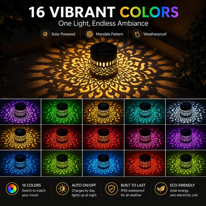 🎁Limited-time 50% OFF🌙 2026 New Solar Mandala Lights
