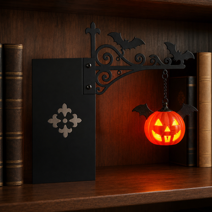 Vintage Bookshelf Lantern – Cozy Decorative Shelf Light