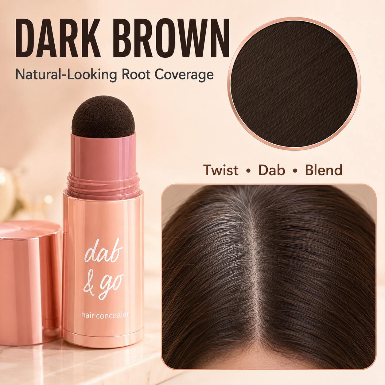 ✨ Instant Hairline Concealer Stick Waterproof Root Cover Up Powder 💖