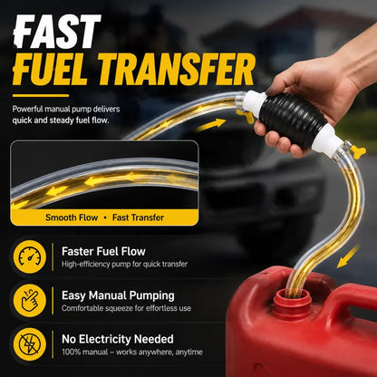 🔥 Just Squeeze & Flow – Fast Manual Siphon Pump Kit