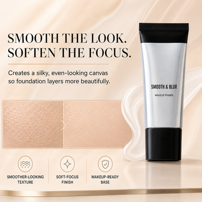 Smooth & Blur Makeup Primer – Water-Resistant Long-Wear Base