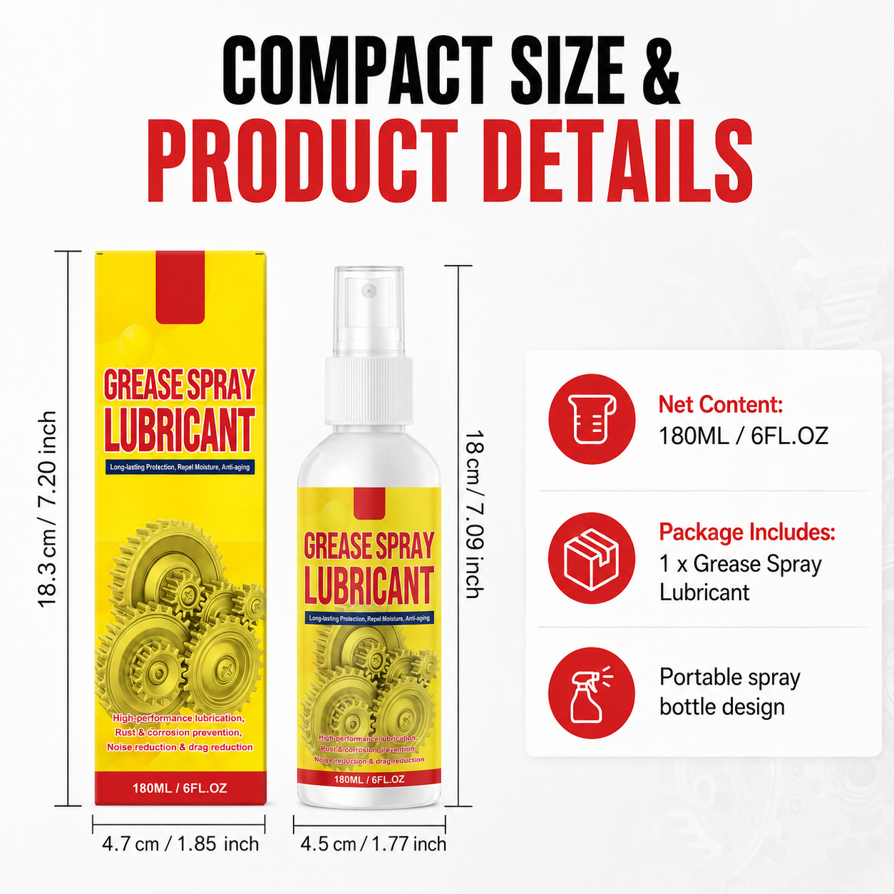 Limited-time 49% off⏰Anti-Rust Lubricant Spray & Rust Remover