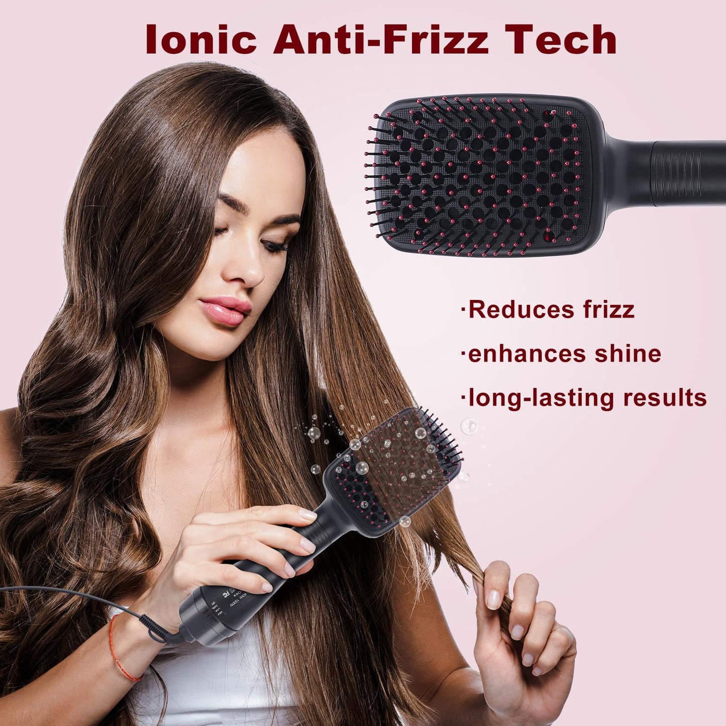 🔥LAST DAY 49% OFF-2 in 1 Comfort Comb Design Multifunctional Hair Dryer