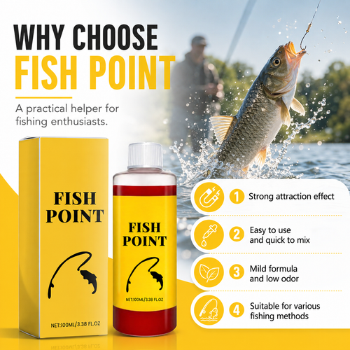 Fish Point Liquid Fish Attractant 100ml | Bait Booster