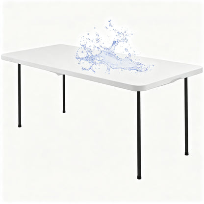 Stretch Fabric Table Top Cap Cover – Elastic Edge, Waterproof & Reusable