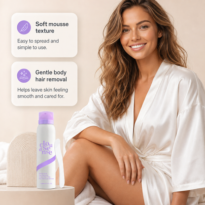 ✨  Gentle Hair Removal Mousse  | Easy At-Home Body Care