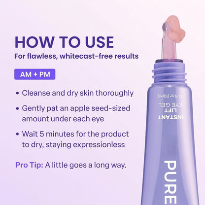 SPECIAL LAUNCH PRICE | GPURE™ Instant Lift Eye Gel | For Puffiness & Bags, Wrinkles, Fine Lines and Dark Circles