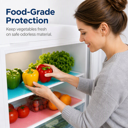 🧊 🛡️ Waterproof Fridge Shelf Liners – Non-slip, easy-clean & food-safe – Keeps fridge shelves fresh & organized ✨