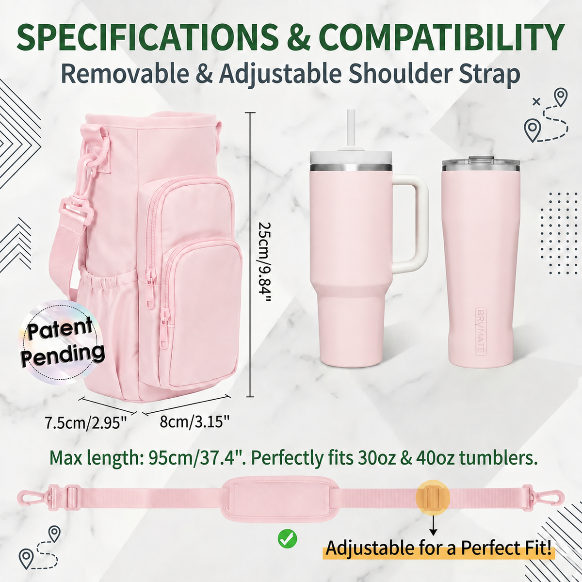 Sportsnew Water Bottle Carrier for 40oz Tumbler