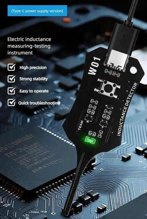 Type-C Inductance Tester Motherboard Coil Tester, Electronic Circuit Board Inductor Detector