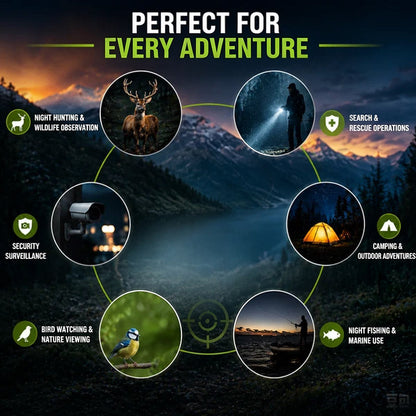 AI Day/Night Dual-Use Monoculars – 8000-meter detection range