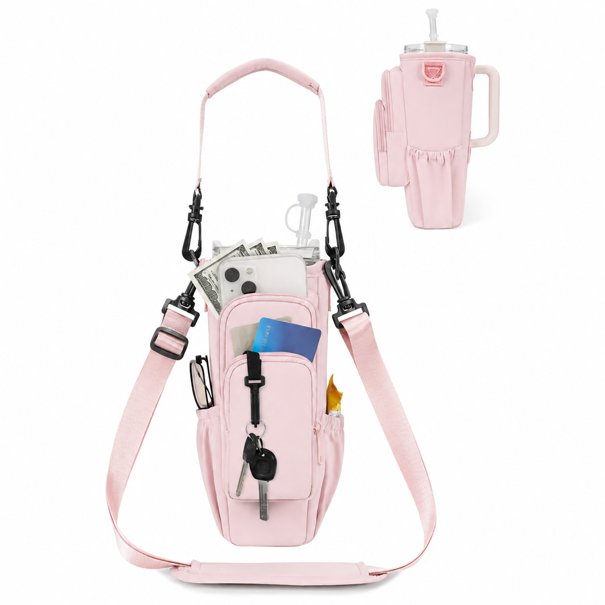 Sportsnew Water Bottle Carrier for 40oz Tumbler