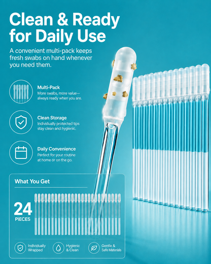 Reusable Sticky Ear Cleaning Swabs | Soft Silicone Tips