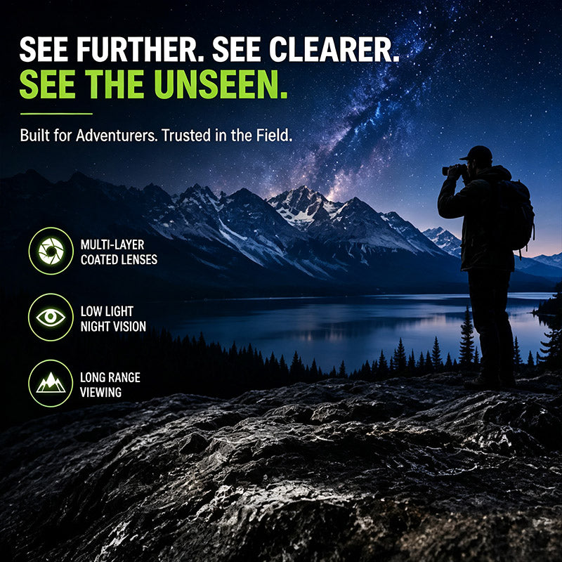 AI Day/Night Dual-Use Monoculars – 8000-meter detection range