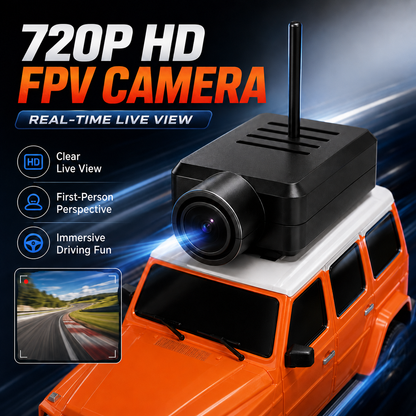 MiniCam Racer FPV Camera RC Car | 720P App Control Toy Car