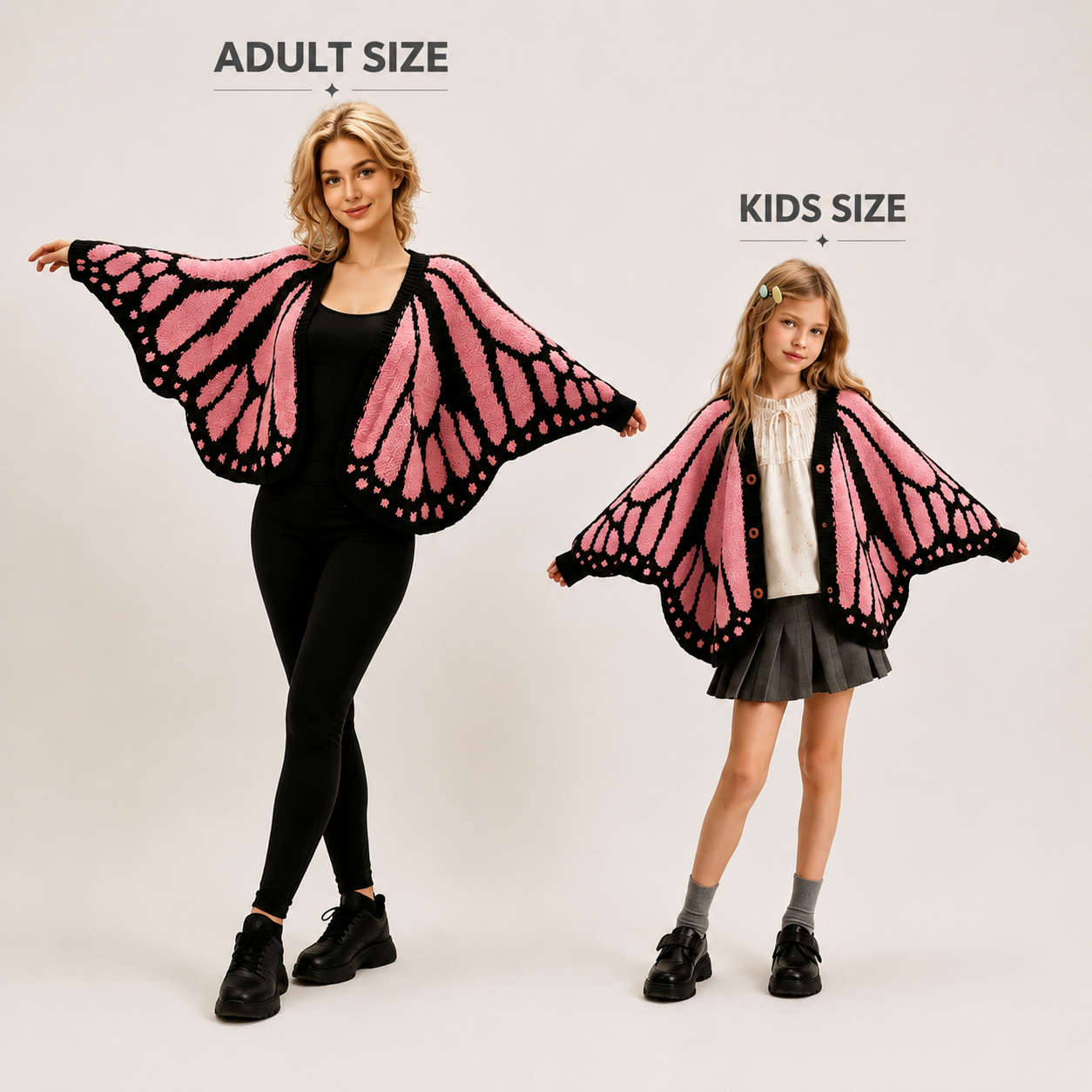 🦋 Limited-Time 49% OFF – Viral Butterfly Wing Batwing Knit Cardigan ✨