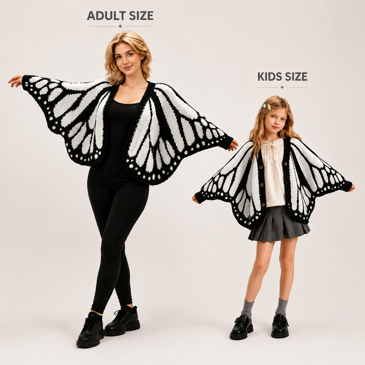 🦋 Limited-Time 49% OFF – Viral Butterfly Wing Batwing Knit Cardigan ✨