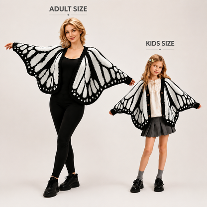 🦋 Limited-Time 49% OFF – Viral Butterfly Wing Batwing Knit Cardigan ✨