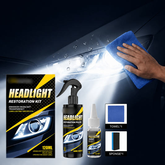 Professional Headlight Polish and Sealant Kit