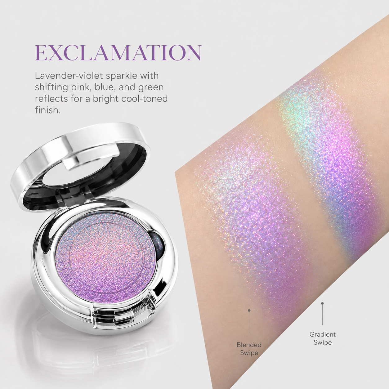 Multichrome Baked Highlighter Eyeshadow | Gradient Glow