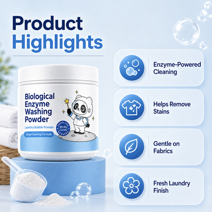 Biological Enzyme Laundry Powder | Cold-Water Cleaning