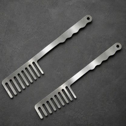 Stainless Steel Spaghetti Comb & Pasta Server | Easy Grip