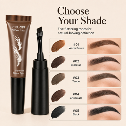 ✨ Peel-Off Brow Tint – Easy, Long-Lasting Natural Brow Definition