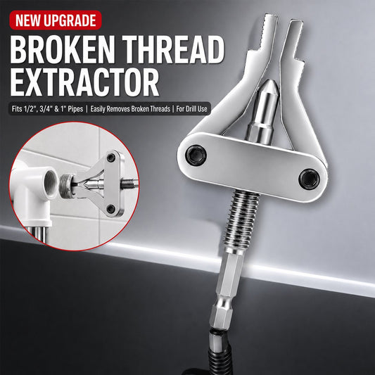 2026 🛠️ Broken Pipe Thread Extractor | Fast Drill-Powered Broken Fitting Removal Tool