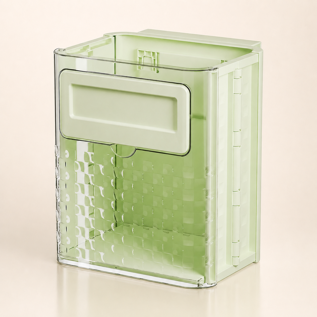 Foldable Wall-Mounted Trash Can for Kitchen Cabinet | Space-Saving Hanging Trash Bin