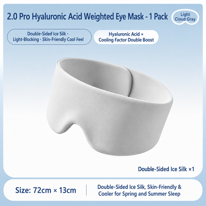Weighted Eye Mask | Cooling Ice Silk Sleep Mask