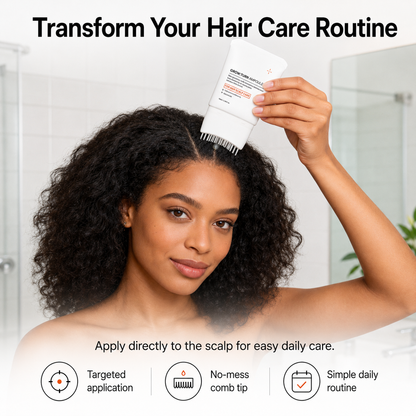 Scalp Care Ampoule with Comb Applicator