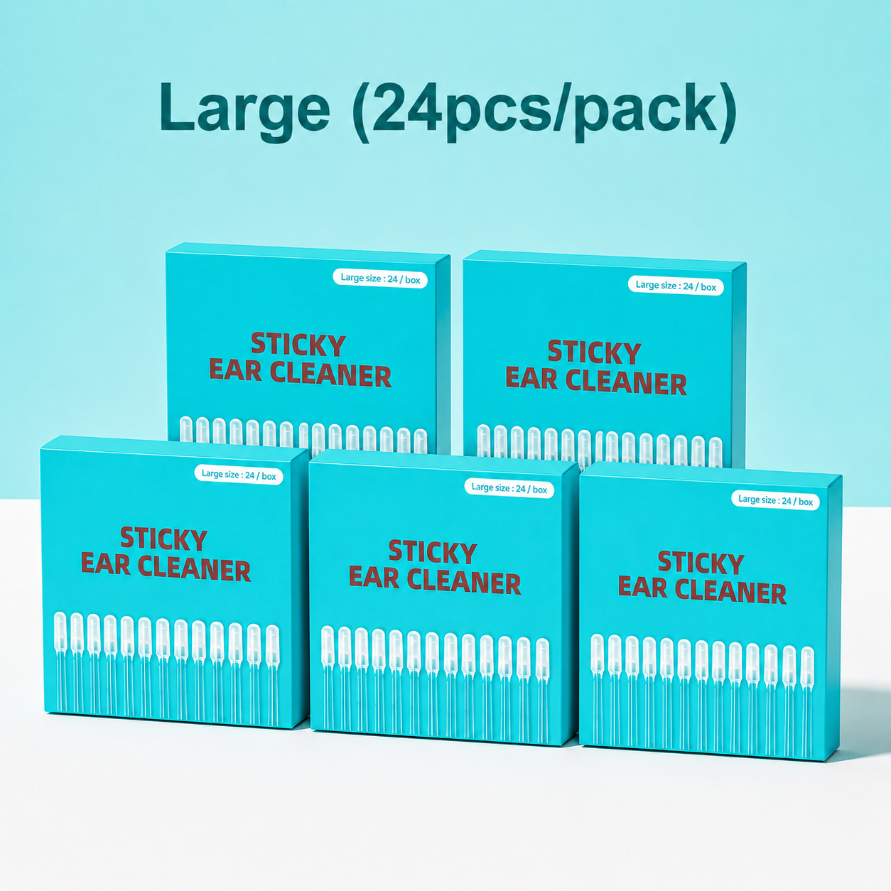 Reusable Sticky Ear Cleaning Swabs | Soft Silicone Tips